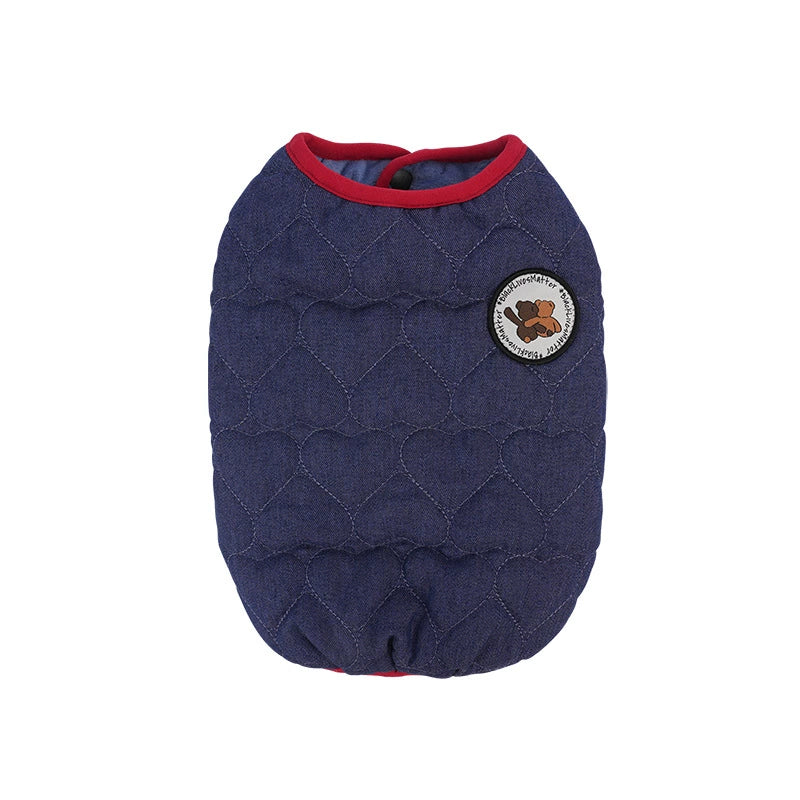 Sleeveless Denim Vest for Dogs